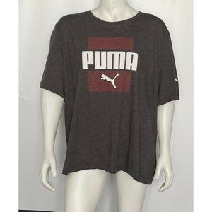 COPY - T Shirt Size 4XL Puma Essential Logo Mens Crew Neck Short Sleeve Dark Gr…